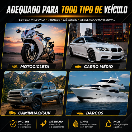 PAGUE 1 LEVE 2 Recuperax V2® - Compatível com Todas as Cores - Remove Manchas, Riscos e Pintura Queimada - Restaura o Brilho - 250ML